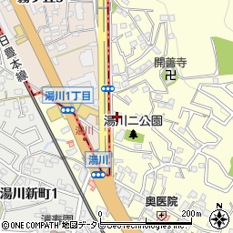 株式会社ミナミ電器産業　湯川店周辺の地図