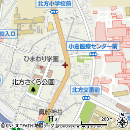 大賀薬局北方店周辺の地図