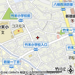 福岡県北九州市八幡西区竹末周辺の地図