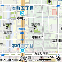 関西鍼灸院周辺の地図
