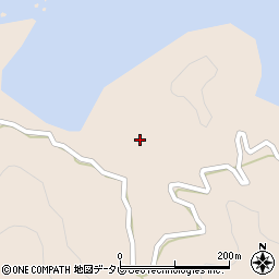 徳島県阿南市椿町田ノ浦周辺の地図