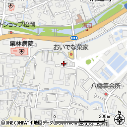 愛媛県松山市溝辺町361周辺の地図