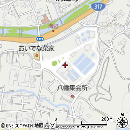 松山市役所公営企業局　浄水管理センター・浄水管理担当周辺の地図