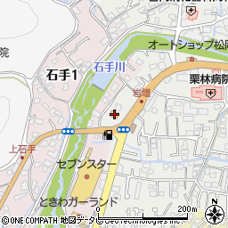 愛媛県松山市溝辺町甲-278周辺の地図