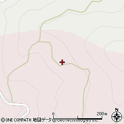 徳島県三好市東祖谷阿佐145周辺の地図