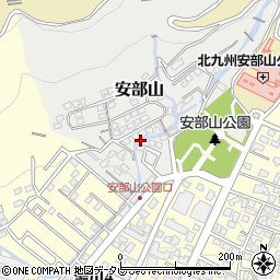 福岡県北九州市小倉南区安部山3周辺の地図