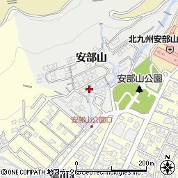 福岡県北九州市小倉南区安部山3-6周辺の地図