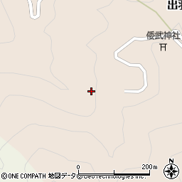徳島県那賀郡那賀町出羽上屋敷周辺の地図