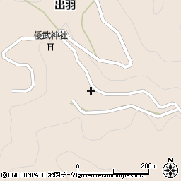 徳島県那賀郡那賀町出羽新家周辺の地図