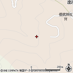徳島県那賀町（那賀郡）出羽（上屋敷）周辺の地図