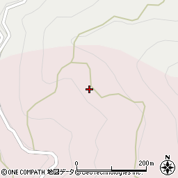 徳島県三好市東祖谷阿佐170周辺の地図