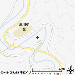 和歌山県日高郡みなべ町清川2407周辺の地図
