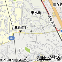 福岡県北九州市小倉南区東水町8周辺の地図