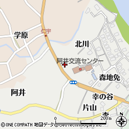 徳島県那賀郡那賀町阿井杉の久保8-9周辺の地図