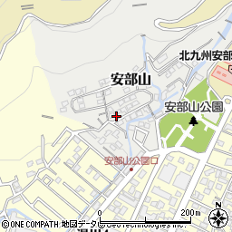 福岡県北九州市小倉南区安部山4-22周辺の地図