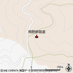 熊野参詣道周辺の地図