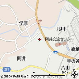 徳島県那賀郡那賀町阿井杉の久保周辺の地図