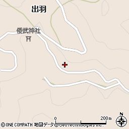 徳島県那賀町（那賀郡）出羽（藤畑）周辺の地図