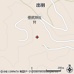 徳島県那賀郡那賀町出羽新宅周辺の地図