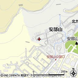 福岡県北九州市小倉南区安部山7-6周辺の地図