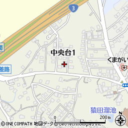 福岡県遠賀郡岡垣町中央台1丁目4-5周辺の地図