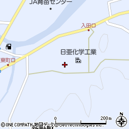 徳島県阿南市新野町入田33周辺の地図