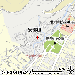 福岡県北九州市小倉南区安部山周辺の地図