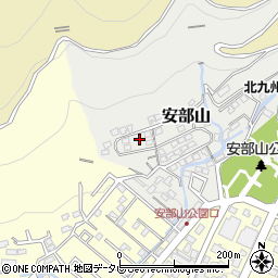 福岡県北九州市小倉南区安部山7-14周辺の地図