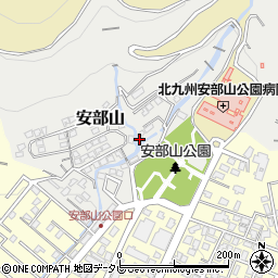 福岡県北九州市小倉南区安部山11-3周辺の地図