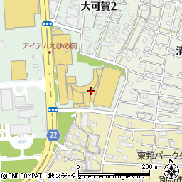 愛媛国際貿易センター（アイテムえひめ）周辺の地図