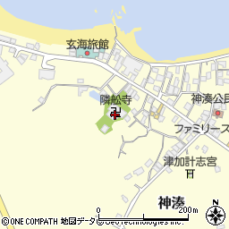 隣舩寺周辺の地図