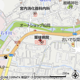 栗林病院（友朋会）周辺の地図