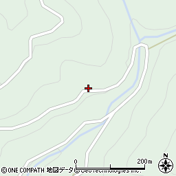 徳島県那賀郡那賀町内山坂本周辺の地図