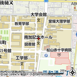 校友会館周辺の地図