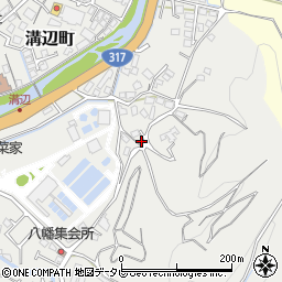 愛媛県松山市溝辺町45-1周辺の地図