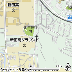 愛媛県松山市山西町周辺の地図