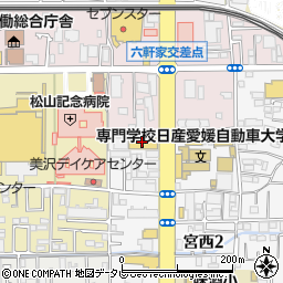ドコモショップ愛媛店周辺の地図
