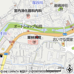 愛媛県松山市溝辺町323-11周辺の地図