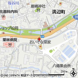 愛媛県松山市溝辺町390周辺の地図