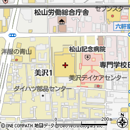 ＤＣＭ美沢店周辺の地図