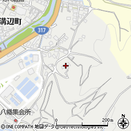 愛媛県松山市溝辺町43周辺の地図