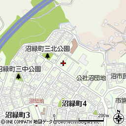 福岡県住宅供給公社　沼団地１００棟周辺の地図