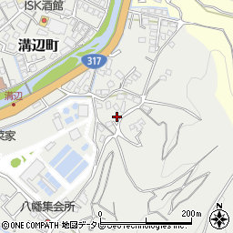 愛媛県松山市溝辺町41-2周辺の地図