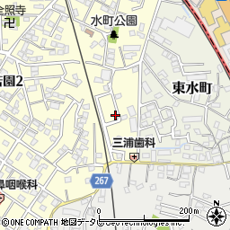 福岡県北九州市小倉南区西水町5周辺の地図