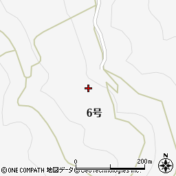 愛媛県西条市大保木６号周辺の地図