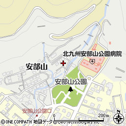 福岡県北九州市小倉南区安部山12-16周辺の地図