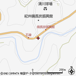 和歌山県日高郡みなべ町清川1188周辺の地図