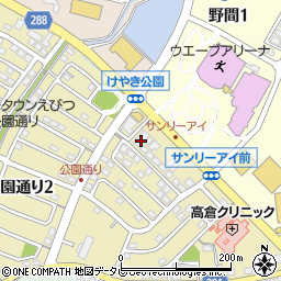 遠賀信用金庫岡垣支店周辺の地図