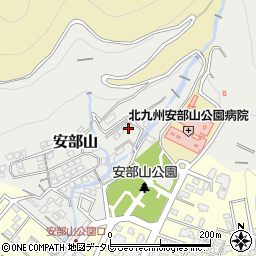 福岡県北九州市小倉南区安部山12-8周辺の地図
