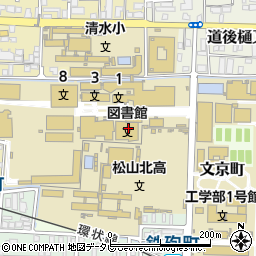 図書館周辺の地図